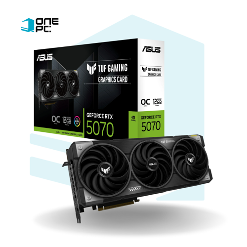 TARJETA DE VIDEO ASUS TUF GAMING RTX 5070 OC 12GB GDDR7 128BIT HDMI DP