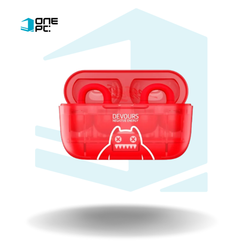 AUDIFONOS ZOMBIESCAT CONDUCCION OSEA COLOR ROJO