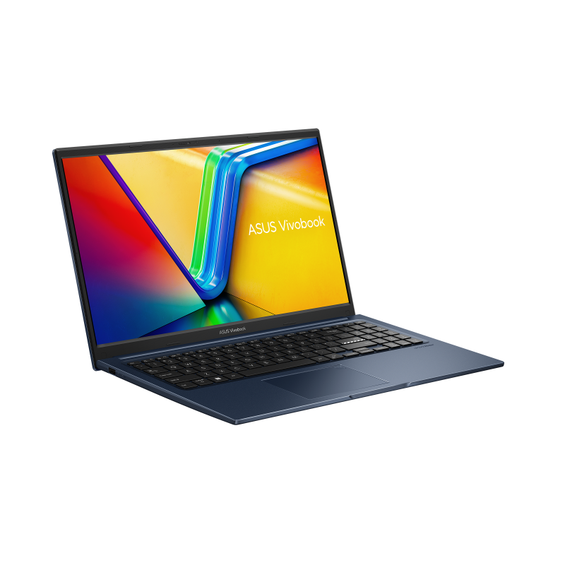 COMPUTADOR PORTATIL ASUS VIVOBOOK X1504VA-NJ439 INTELCORE I5 1335U (13VA) RAM 8GB DDR4 SSD 512GB PCIEG3 15.6 FHD" WI-FI 6E (11AX) GRADO MILITAR USA (AMERICANO) BISAGRA PLANA 180°, TECLADO ESPAÑOL