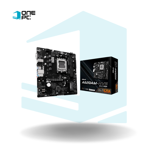 MBO ASROCK A620AM-HVS AMD SOCKET AM5 RYZEN 9000 2XDDR5 D-SUB HDMI 2M.2 3USB3.2 PCIE4.0 MATX