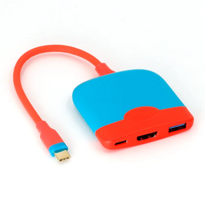 ADAPTADOR USB C - SALIDA HDMI - USB CARGA - USB 3.0