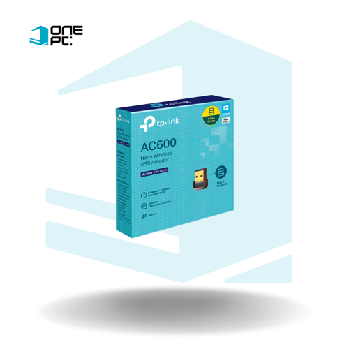 ADAPTADOR INALAMBRICO NANO USB DOBLE BANDA AC600 ARCHER T2U NANO