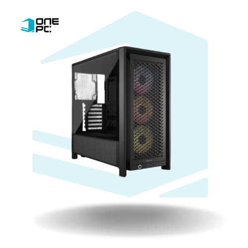 CASE CORSAIR FRAME 4000D RS ARGB MODULAR MID-TOWER TEMPERED GLASS USB-C 2USB-A BLACK