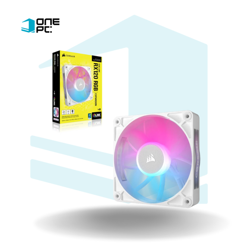 VENTILADOR FAN CORSAIR ICUE LINK RX120RGB 120MM EXPANSION BLANCO
