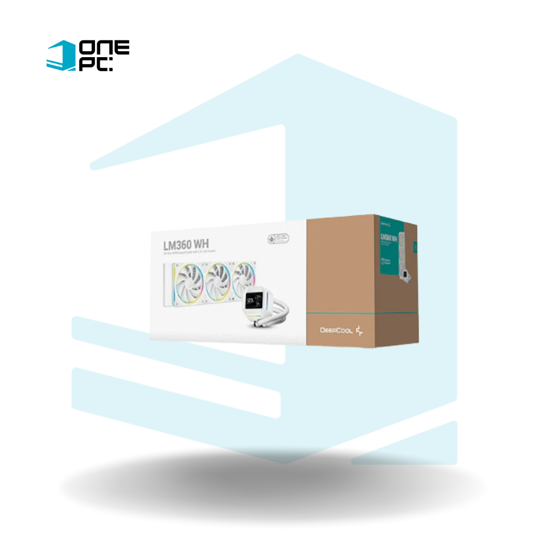 COOLER LIQUIDO DEEPCOOL LM360 WH DIGITAL