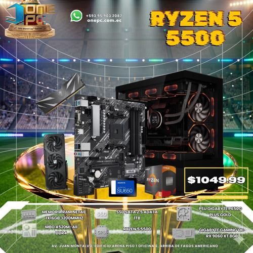 CPU GAMER RYZEN 5 5500 -- RX 9060 XT 8GB