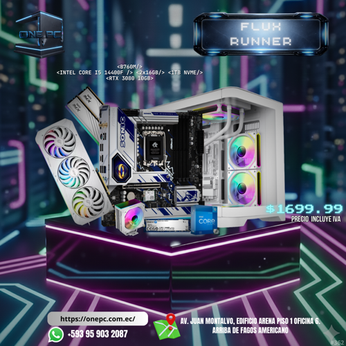 CPU GAMER/ I5 14TH, RTX 3080 10GB