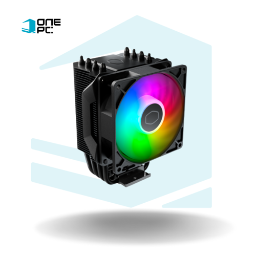 DISIPADOR COOLER MASTER/ HYPER 411 NANO ARGB BLACK 12 VDC