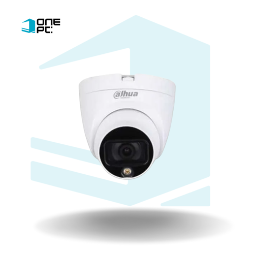 CAMARA TIPO DOMO FULL COLOR 2MP 1080P ANALOGA DAHUA HDCVI DH-HAC-ME1200EQN-L-0280B-S5