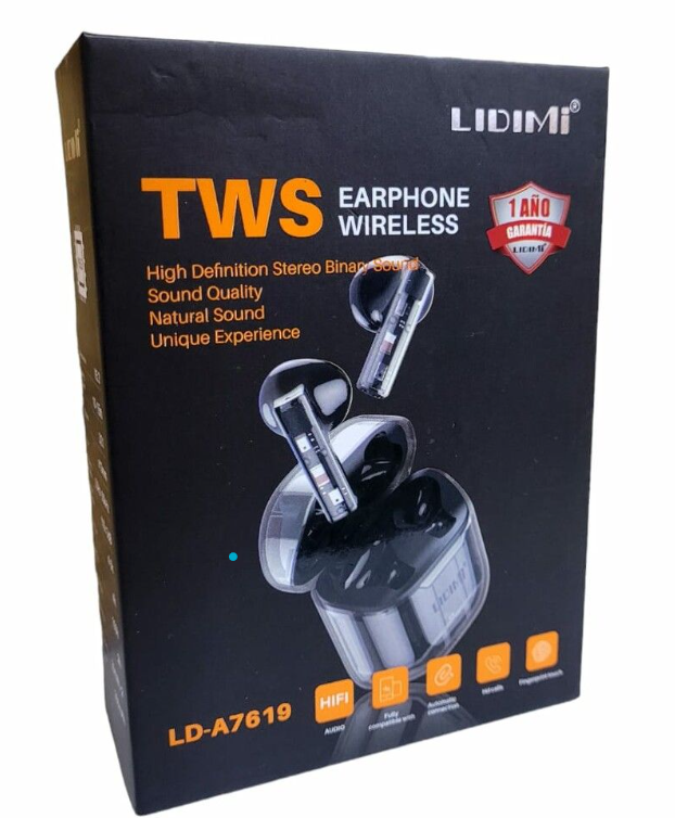 EARPHONE LIDMI TWS LD-A7619 NEGRO