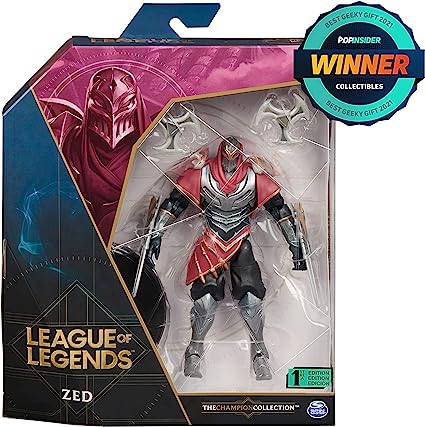 FIGURA DE ACCION ZED 6" 18 ARTICULACIONES LEAGUE OF LEGENDS