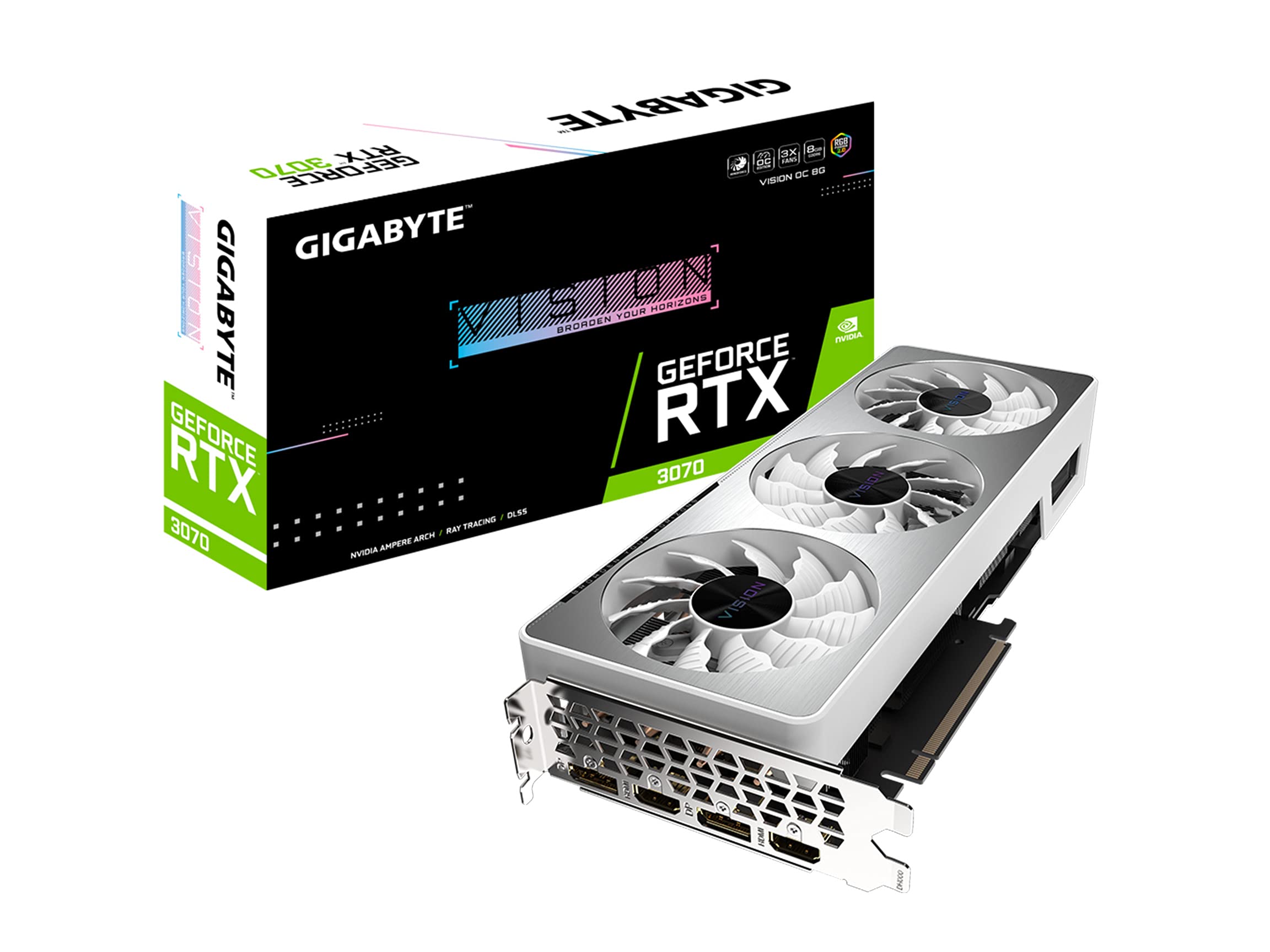 GPU NVIDIA RTX 3070 GIGABYTE VISION OC 8G (USADA)