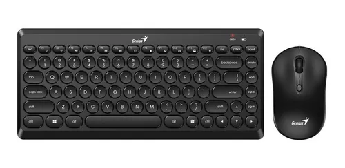 TECLADO - MOUSE GENIUS LUXEMATE Q8000A WIRELESS USB SP NEGRO