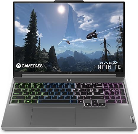 LENOVO LEGION 5I LAPTOP PARA JUEGOS - NVIDIA GEFORCE RTX 4070 8G - PANTALLA WQXGA DE 16 PULGADAS - INTEL CORE I7-14650HX - 16GB RAM - 512GB SSD - WINDOWS 11 HOME - LUNA GREY MODELO DE LA LENOVO