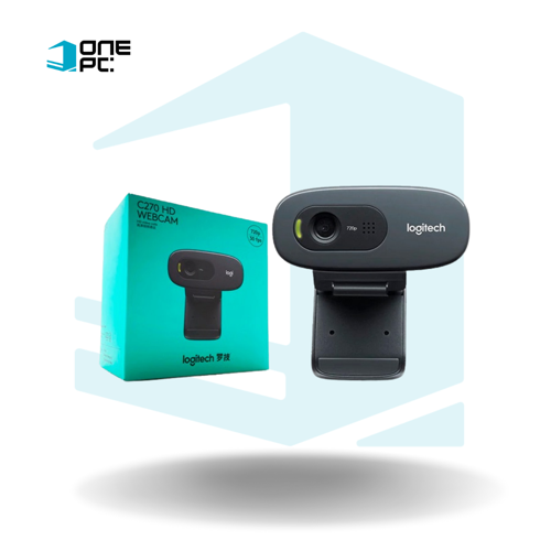 WEBCAM LOGITECH C270 USB 1280X720-30FPS-3MP PLUG AND PLAY