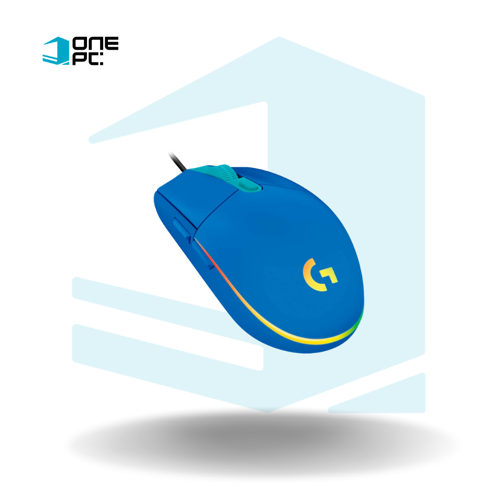 MOUSE LOGITECH GAMING G203 AZUL ALAMBRICO RGB LIGHTSYNC G-HUB