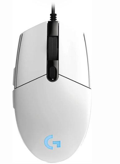 MOUSE LOGITECH GAMING G203 BLANCO ALAMBRICO RGB LIGHTSYNC G-HUB