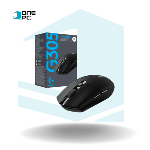 MOUSE LOGITECH GAMING G305 NEGRO WIRELESS LIGHTSPEED SENSOR HERO ULTRALIGERO USB