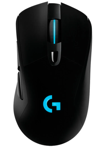 MOUSE LOGITECH GAMING G703 NEGRO WIRELESS LIGHTSPEED SENSOR HERO 16K RGB LIGHTSYNC POWERPLAY