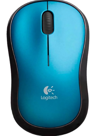 MOUSE LOGITECH M185 AZUL-NEGRO WIRELESS USB PLUG AND PLAY