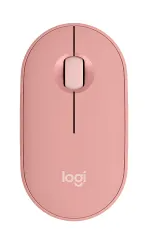 MOUSE LOGITECH M350S PEBBLE 2 WIRELESS RF - BT 4000DPI PINK