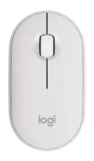 MOUSE LOGITECH M350S PEBBLE 2 WIRELESS RF - BT 4000DPI WHITE