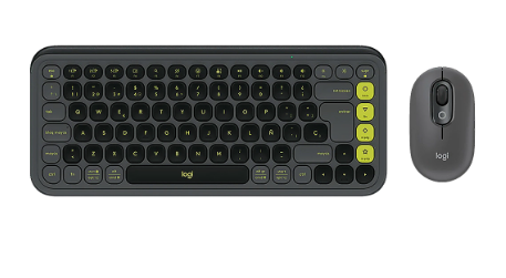 TECLADO LOGITECH COMBO POP ICON INAL GRAPHITE