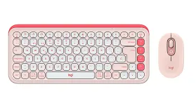 TECLADO LOGITECH COMBO POP ICON INAL ROSE