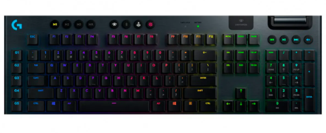 TECLADO LOGITECH GAMING G915 WIRELESS RGB LIGHTSPEED FOR GAMING NEGRO