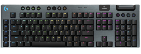 TECLADO LOGITECH GAMING G915 X LIGHTSPEED LOW PROFILE WIRELESS RGB MECHANICAL GRAFITE