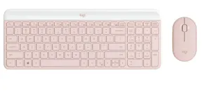 TECLADO LOGITECH MK-470 SLIM WIRELESS AND MOUSE COMBO USB ROSE