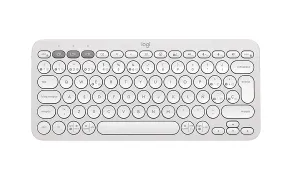 TECLADO LOGITECH PEBBLE KEYS 2 K380S WIRELESS SP BLANCO