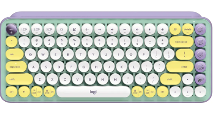 TECLADO LOGITECH POP KEYS MECANICO INHALAMBRICO MENTA