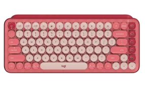 TECLADO LOGITECH POP KEYS MECANICO INHALAMBRICO ROSADO