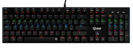 TECLADO QUASAD GAMING QKM-G80 MECHANICAL BLACK