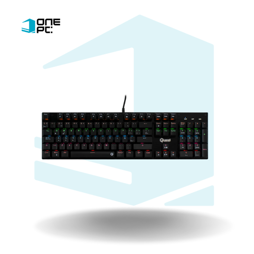 TECLADO QUASAD GAMING QKM-G80 MECHANICAL BLACK