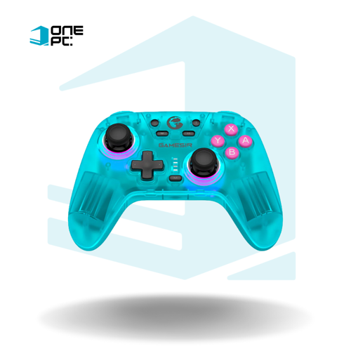 MANDO DE PC GAMESIR NOVA T4 COLOR TURQUESA TRANSLUCIDO
