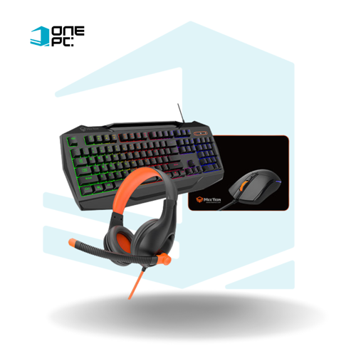 COMBO GAMER 4EN1 MT-C490 TECLADO MOUSE AUDIFONOS PAD MEETION