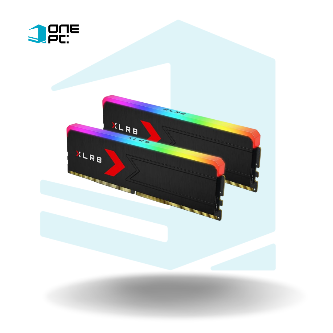 MEMORIA RAM PNY XLR8 GAMING EPIC-X RGB™ 32GB (2X16GB) DDR5 RAM 6000MHZ CL36 1.35V (XMP/EXPO COMPATIBLE)