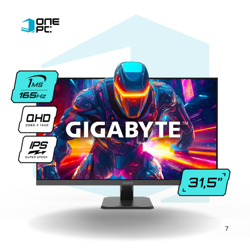 MONITOR GAMER GIGABYTE GS32Q – 31.5" | QHD 2K | 165HZ | IPS | HDR