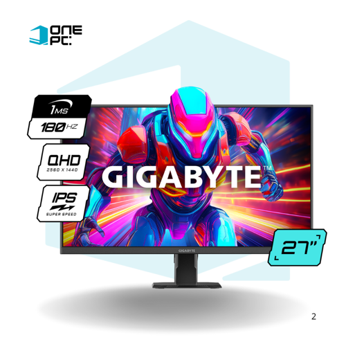 MONITOR GAMER GIGABYTE GS27QA – 27" | QHD 2K | 180HZ | IPS | HDR