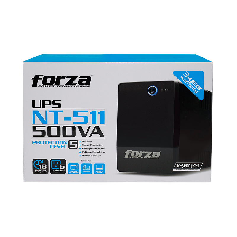 FORZA NT511 UPS 500VA/250W 120V 6NEMA RJ11 4565  HZ