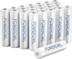 POWEROWL PILAS RECARGABLES AAA 24 UNIDADES