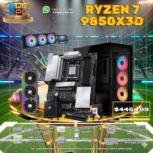 CPU GAMER R7 9850X3D -- RTX 5080 16GB