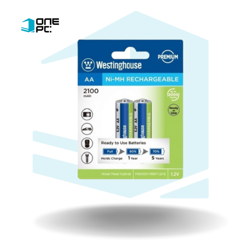 PILAS WESTINHOUSE AA - 2100MAH 1.2V