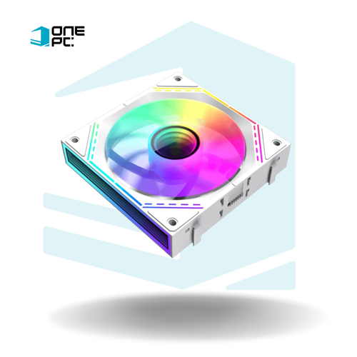 VENTILADOR GAMEMAX FN12A-S8I REVERSO BLANCO