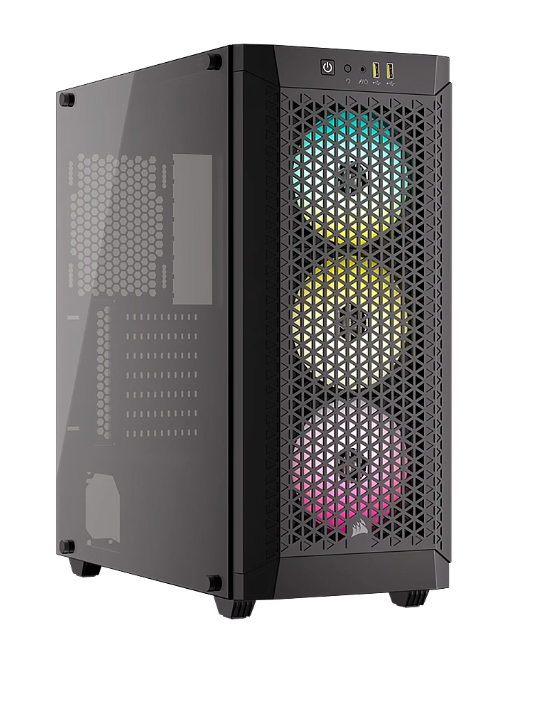 CASE CORSAIR ATX 480T RGB AIRFLOW TEMPERED GLAS 1TYPE-A 2USB3.2 3VENT.-RGB BLACK