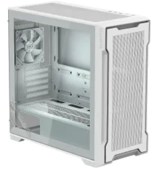 CASE GIGABYTE C102 GLASS ICE MID-TOWER  2USB3.0 9VEN STEEL MBO-MINIITX MICROATX WHITE