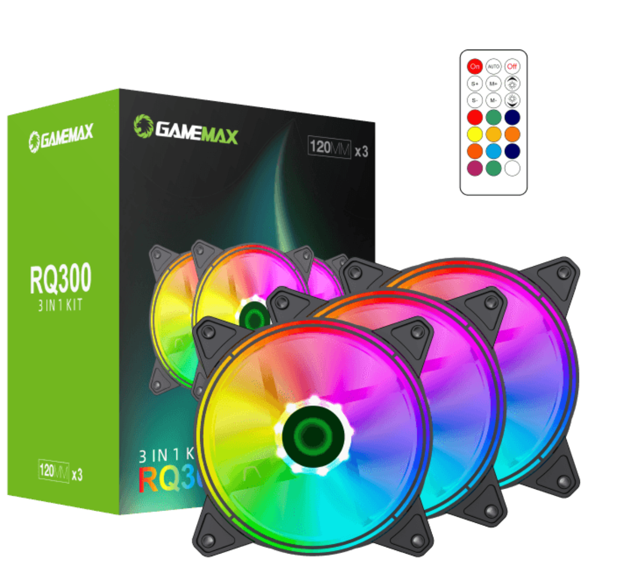 KIT COOLER FAN GAMEMAX RQ300