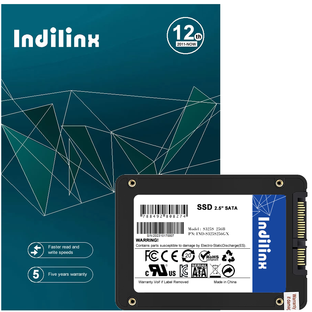 SSD SOLIDO INDILINX 256 GB 2.5